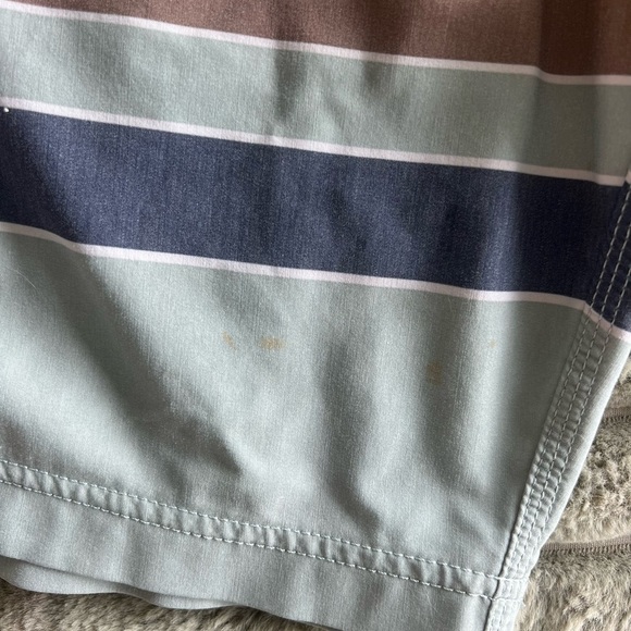 VISSLA Blue and Brown Board Shorts Quick-Dry Swimwear - Picture 7 of 9
